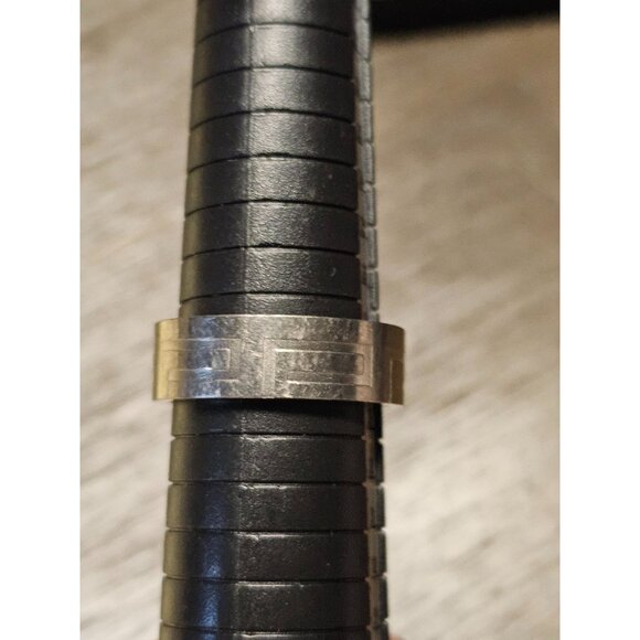 Size 12.5 Titanium Etched Ring - 5.48g - Picture 3 of 5